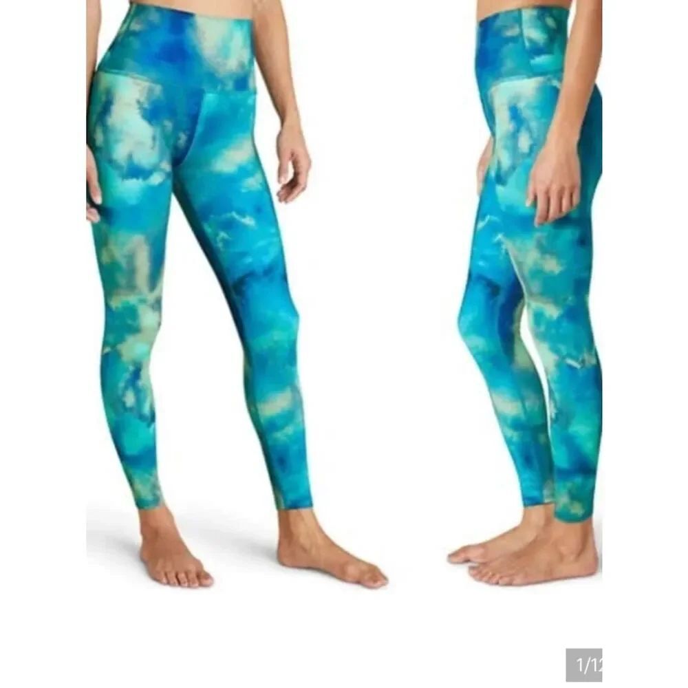 Beyond Yoga Lux High-Waisted Midi Leggings Tie Dye Women’s Medium